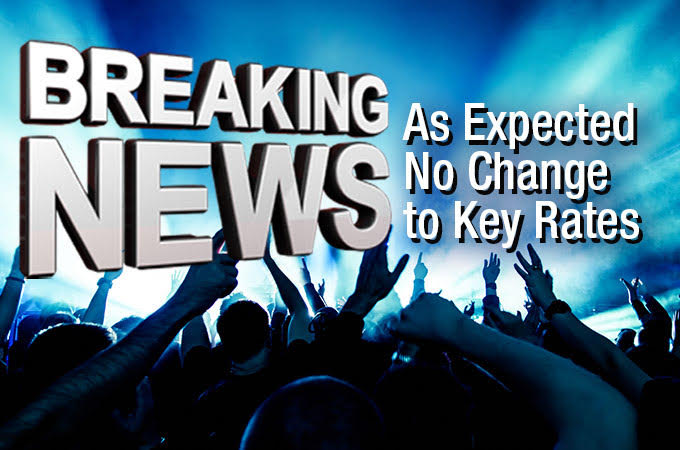 As Expected, No Change to Key Rates – But Opportunity Still Knocks